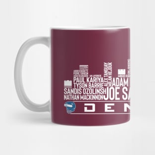 Colorado Hockey Team All Time Legends, Denver City Skyline Mug